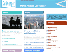 Tablet Screenshot of daily-helper.com